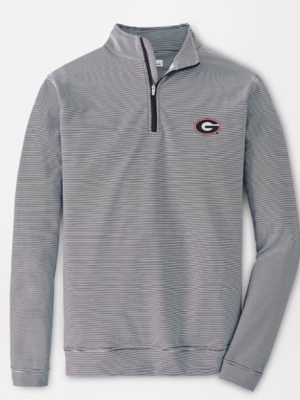 Peter Millar Georgia G Perth Sugar Stripe Performance Quarter-Zip